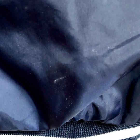 Vintage Looking Quality Sportswear Blue Windbreaker w/ White Stripes - Picture 8 of 12